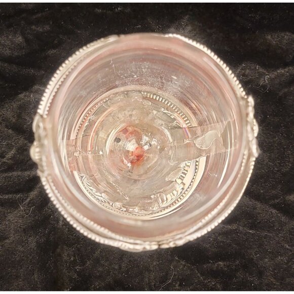 Vintage FTD Pewter and Glass Cross Urn Chalice Decorative Vase - Picture 12 of 16